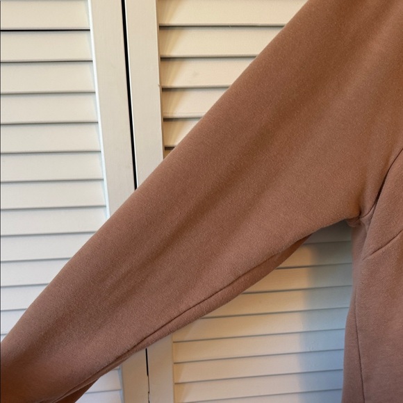 City Chic Brown Hoodie Sweatshirt Size 14 /XS - Picture 6 of 14